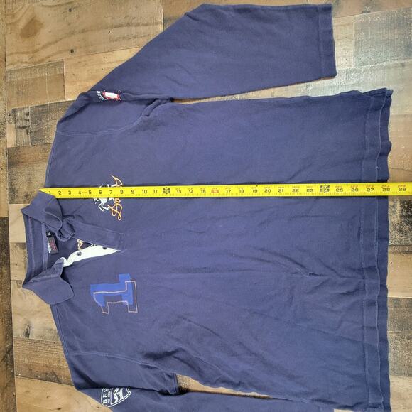 Vintage Ettinger Sport Davos Limited Edition Long Sleeve Polo Switzerland Men XL - Picture 12 of 12